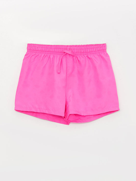 Girls' Swim Shorts with Elastic Waist