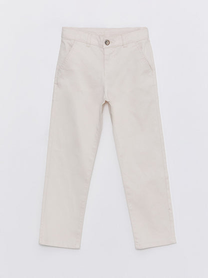 Basic Cotton Boy Trousers