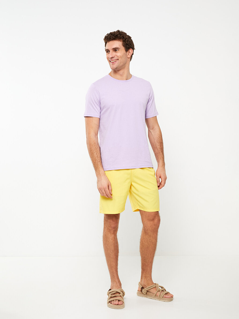 Knee-Length Men's Swim Shorts