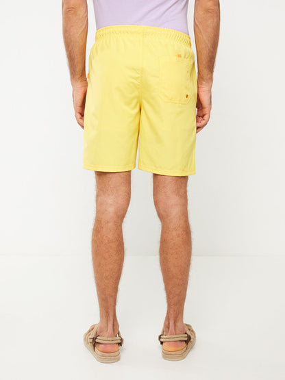 Knee-Length Men's Swim Shorts