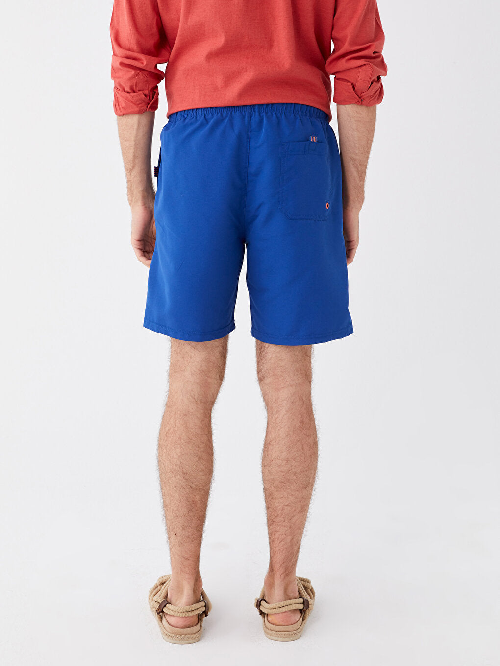 Knee-Length Men's Swim Shorts