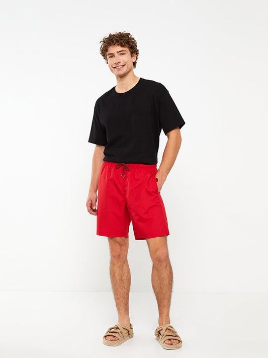 Knee-Length Men's Swim Shorts