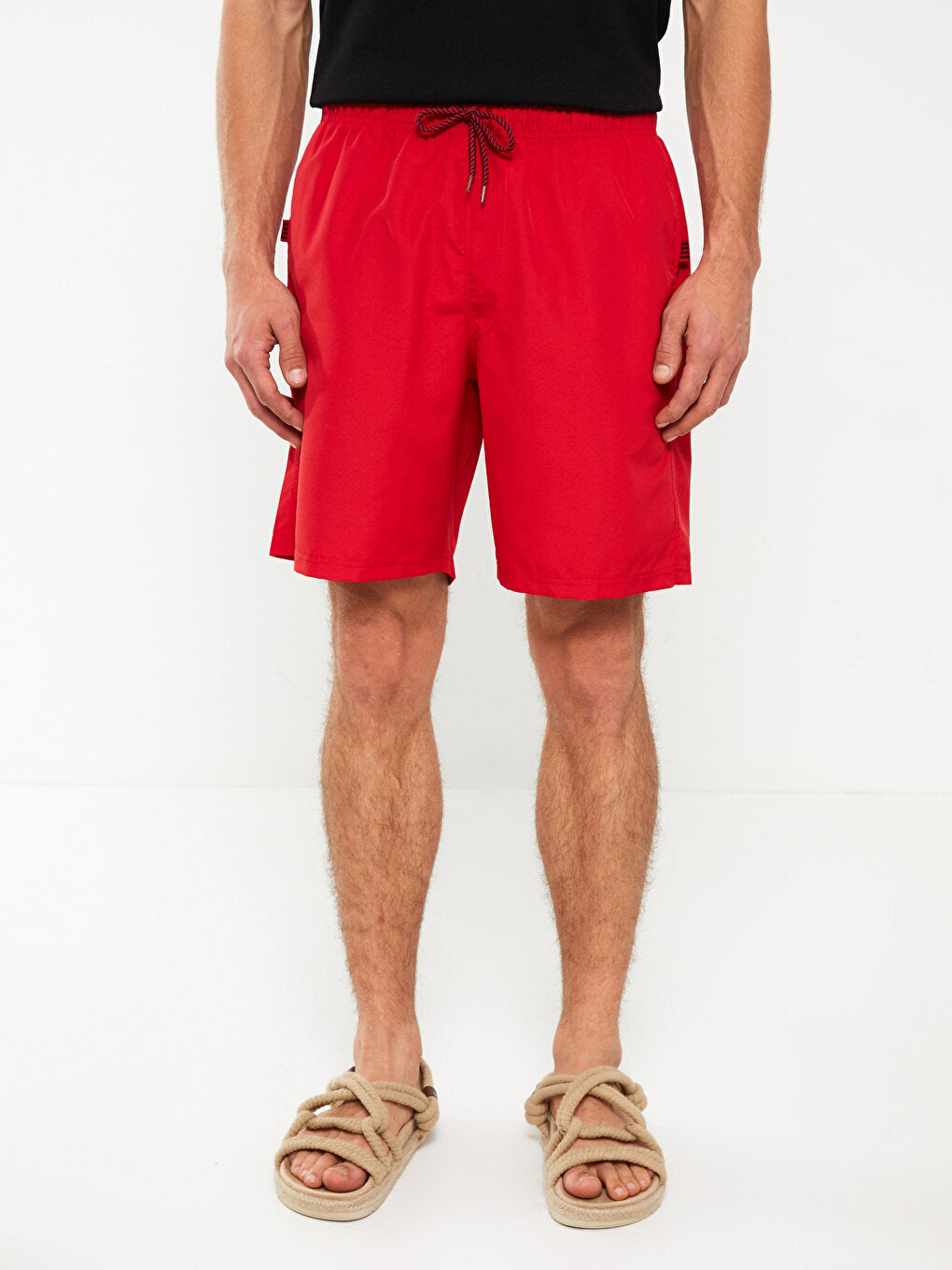 Knee-Length Men's Swim Shorts