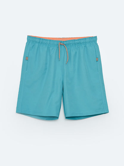 Knee-Length Men's Swim Shorts