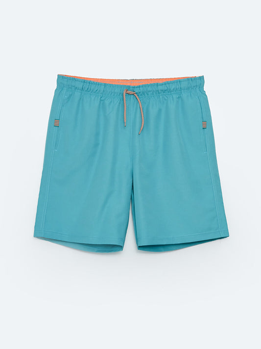 Knee-Length Men's Swim Shorts