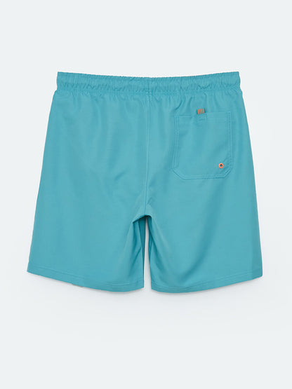 Knee-Length Men's Swim Shorts