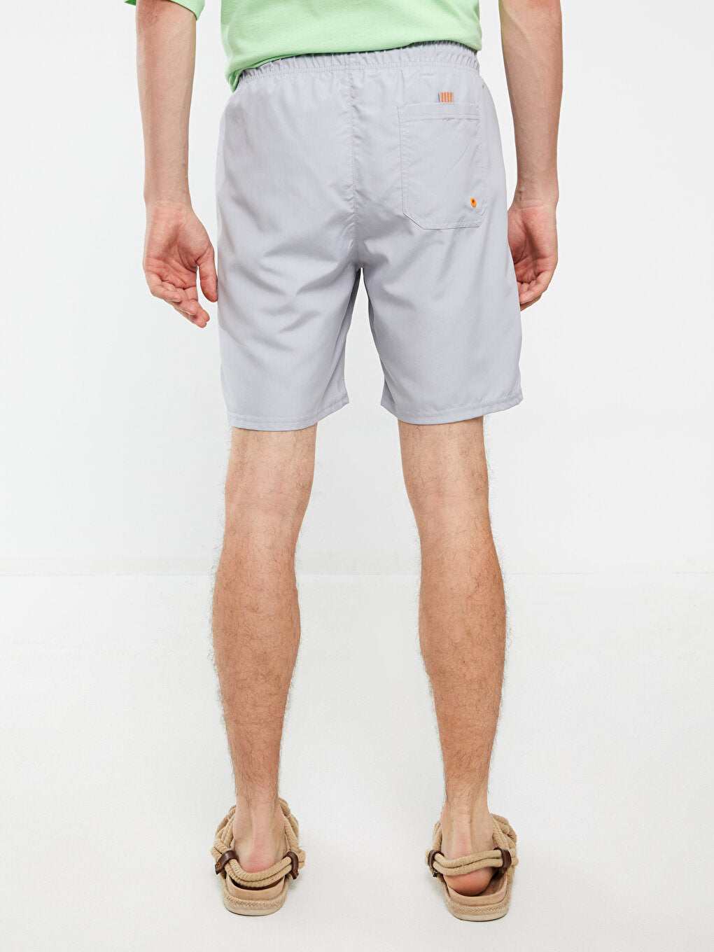 Knee-Length Men's Swim Shorts