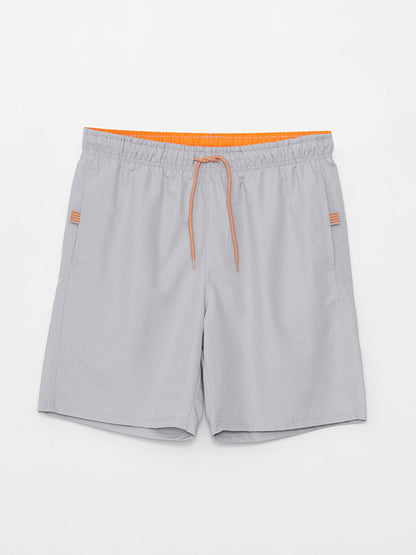 Knee-Length Men's Swim Shorts