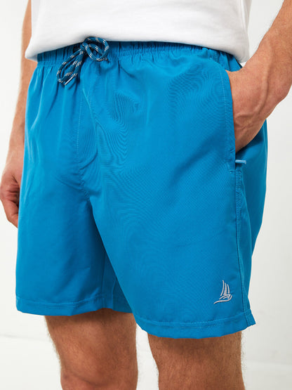 Short Printed Men's Swim Shorts