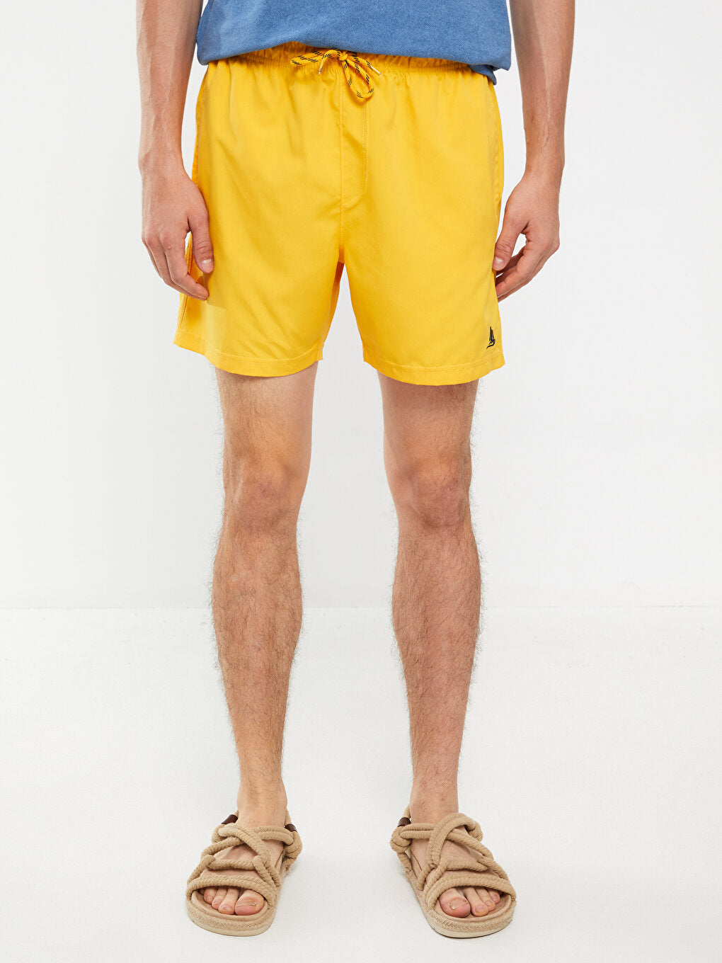 Short Printed Men's Swim Shorts