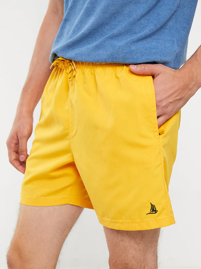 Short Printed Men's Swim Shorts