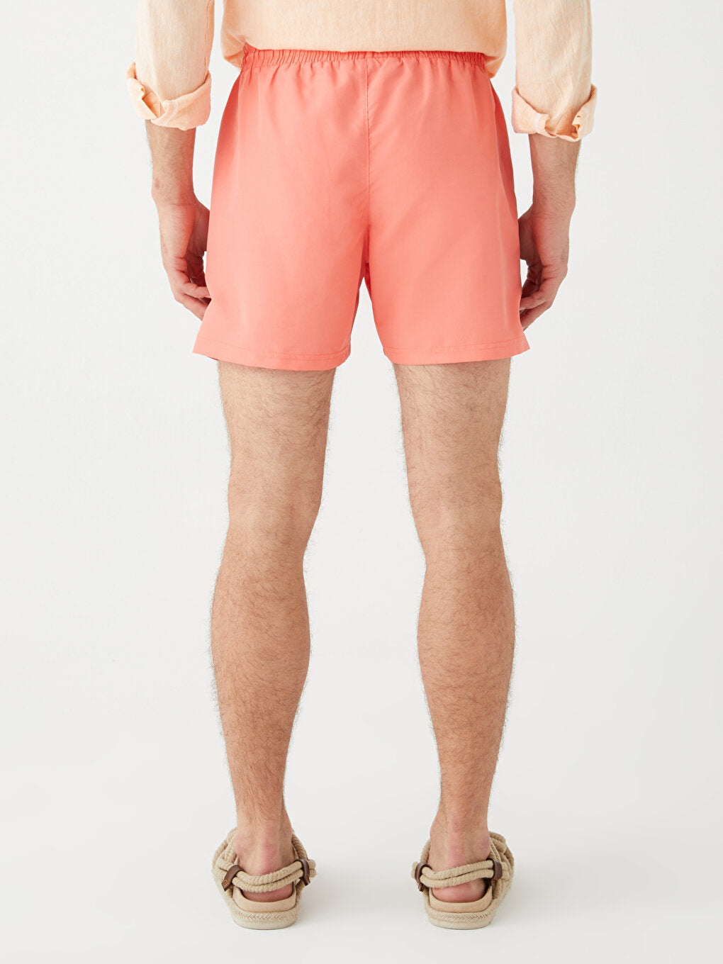 Short Length Basic Men's Swim Shorts