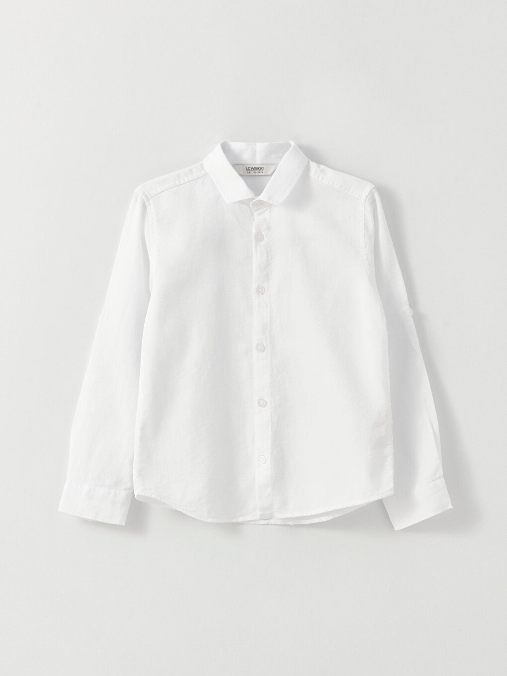 Basic Long Sleeve Boys' Shirt and Tie