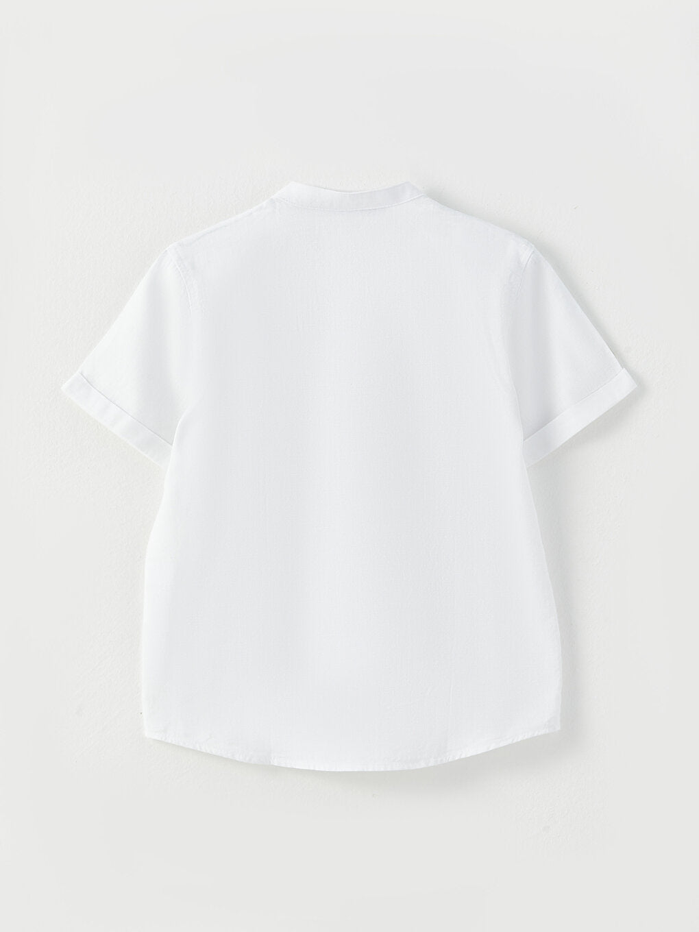 Judge Collar Basic Short Sleeve Shirt