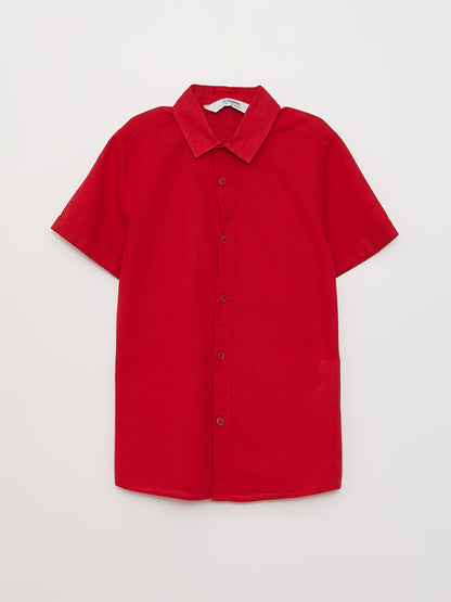 Basic Short Sleeve Boy's Shirt