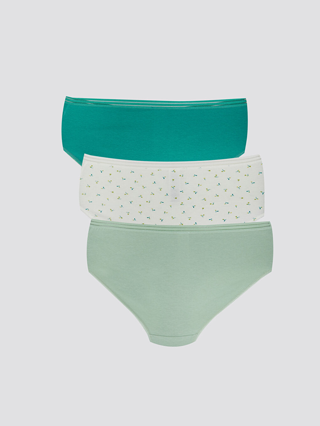 Plain Hipster Panties 3 Pack