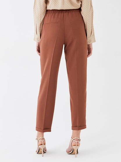 Carrot Cut Straight Women's Trousers