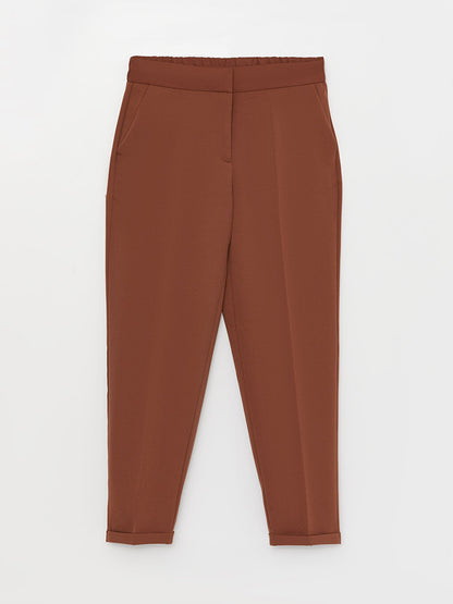 Carrot Cut Straight Women's Trousers