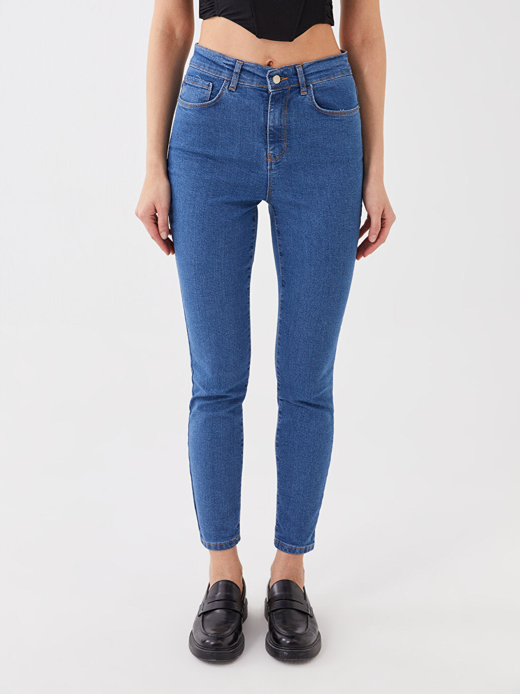 High Waist Super Skinny Fit Women's Jean Pants