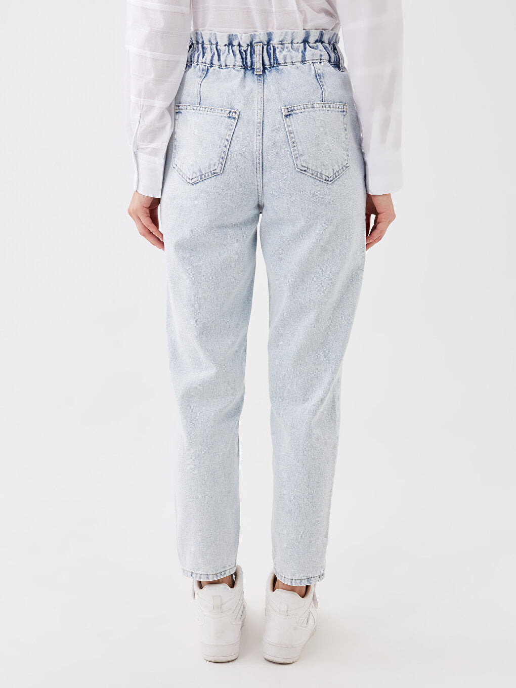 High Waist Slouchy Women's Jean Trousers