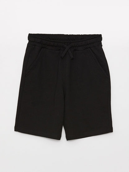 Basic Boys' Shorts with Elastic Waist