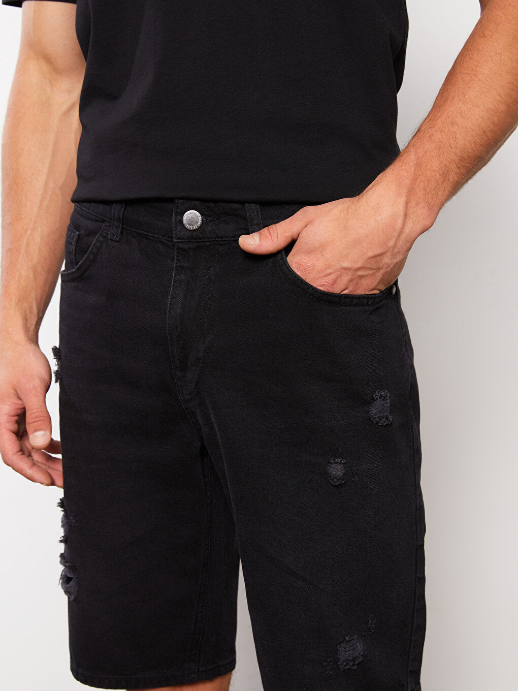 Standard Fit Men's Jean Shorts