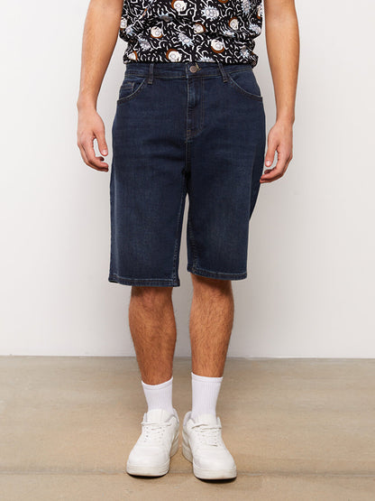 Slim Fit Men's Jean Shorts