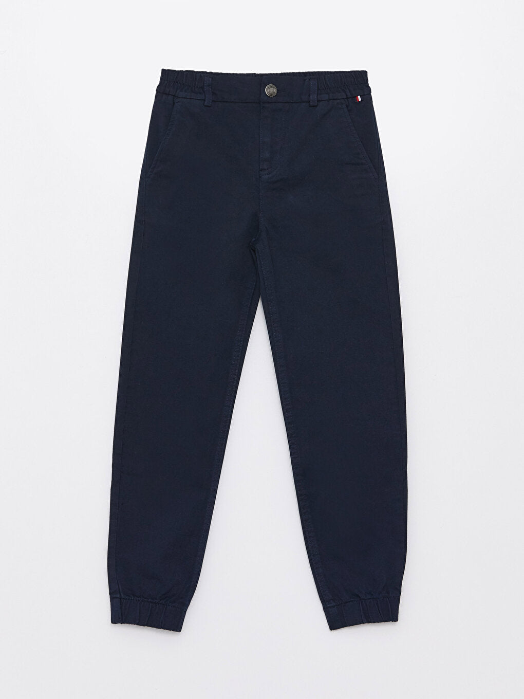 Basic Boy's Jogger Trousers with Elastic Waist