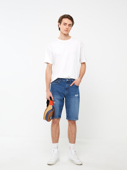 Standard Fit Men's Jean Shorts