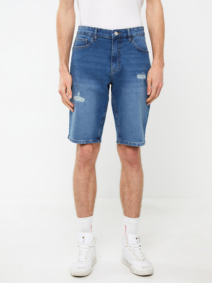 Standard Fit Men's Jean Shorts