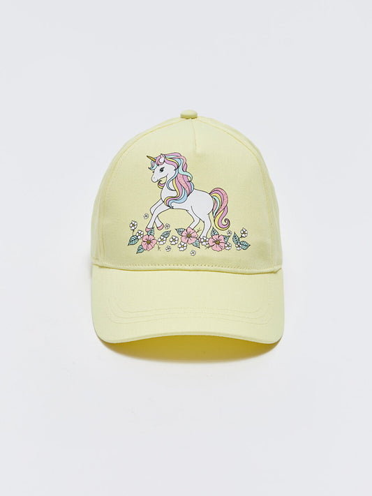 Printed Girl's Cap Hat