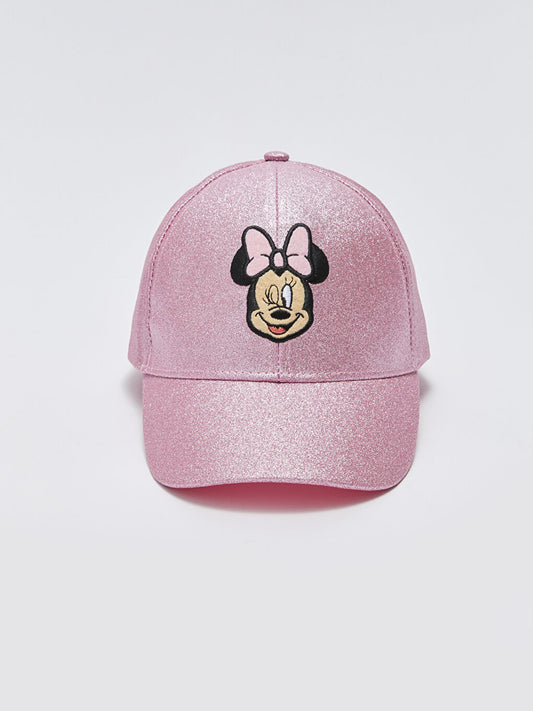 Minnie Mouse Embroidered Girl's Cap Hat