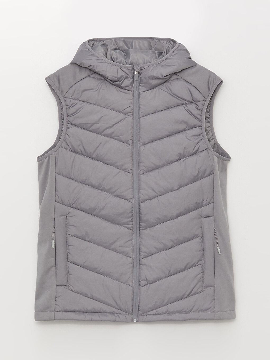 Standard Mold Hooded Men's Puffer Vest