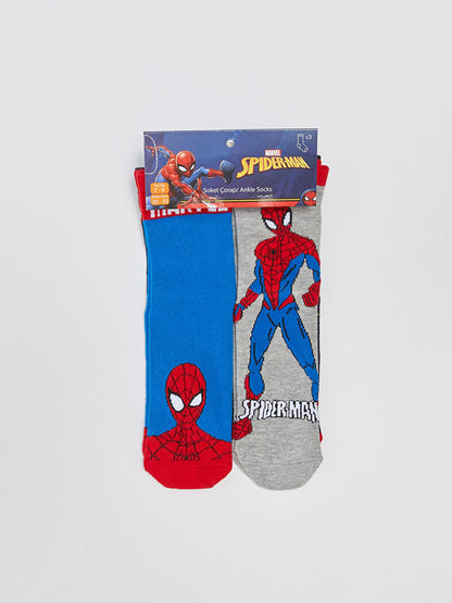 Spiderman Patterned Boy Socks 3-pack