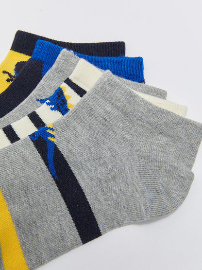 Patterned Boy's Booties Socks 5-pack