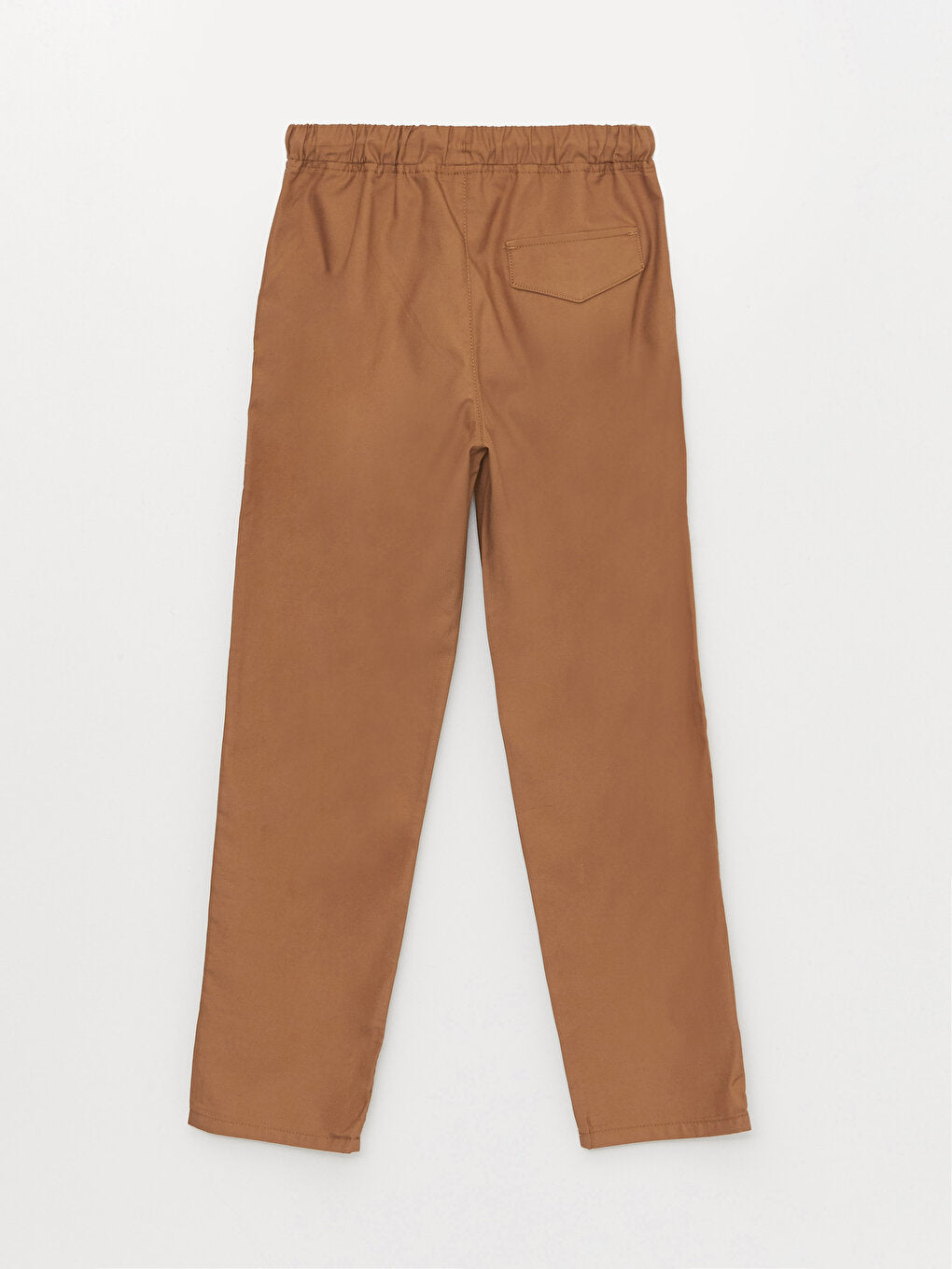 Basic Gabardine Boy's Trousers with Elastic Waist