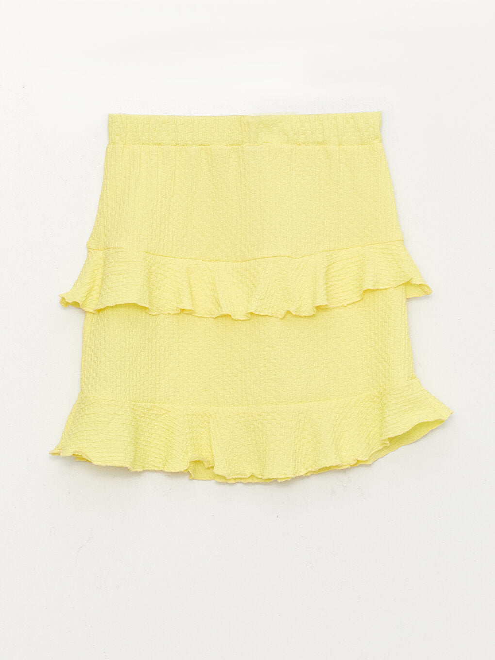 Ruffled Girl's Skirt with Elastic Waist