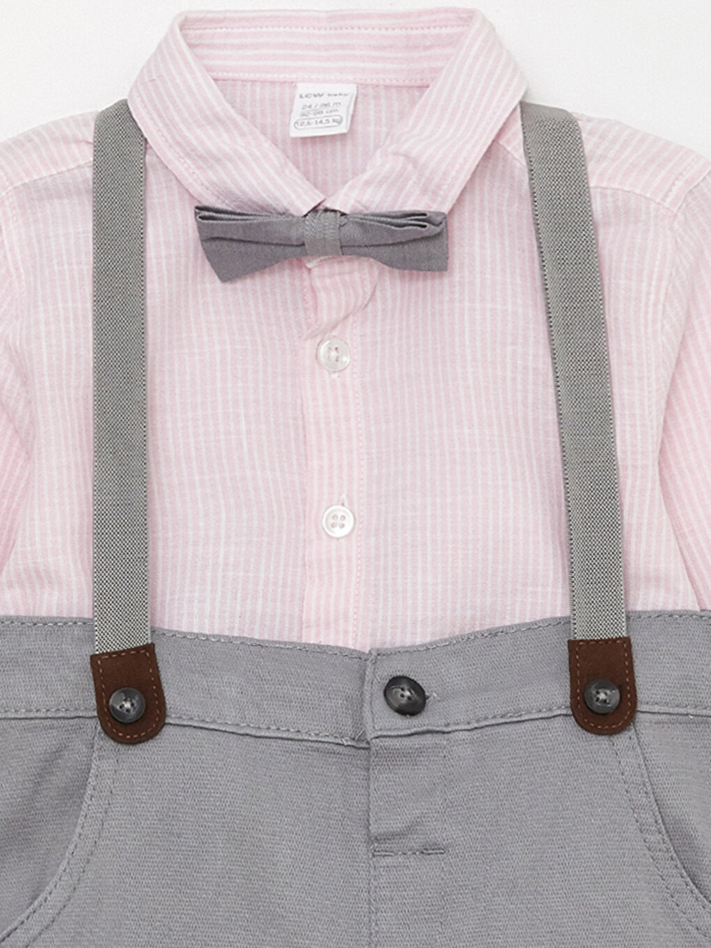 Shirt Collar Long Sleeve Baby Boy Set of 4