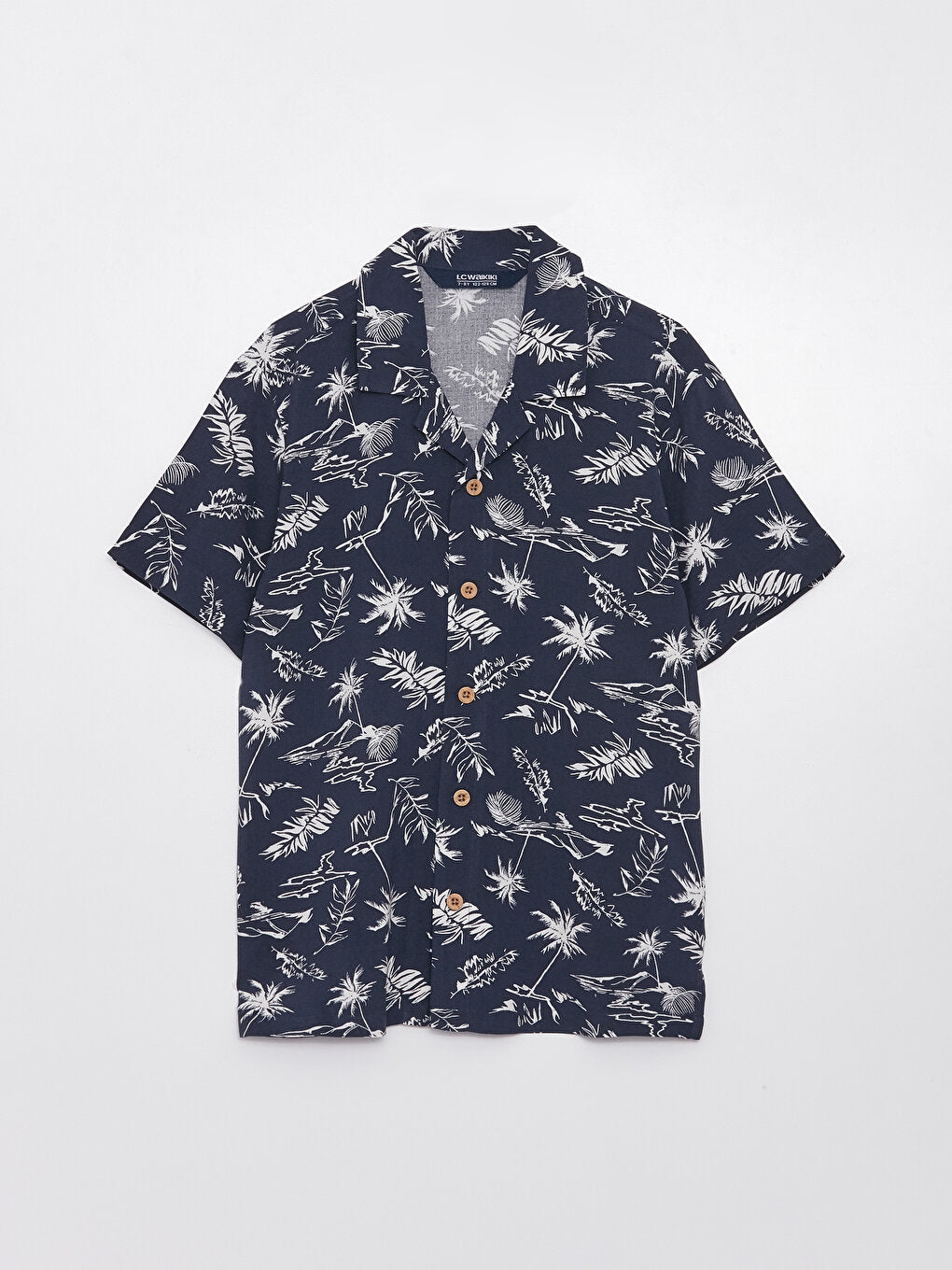 Patterned Short Sleeve Boy's Shirt