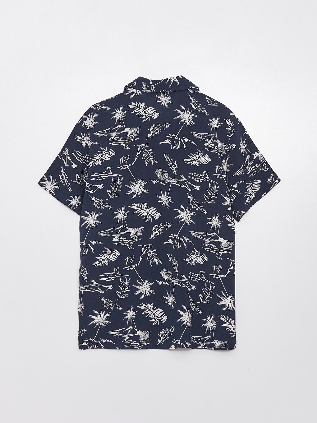 Patterned Short Sleeve Boy's Shirt