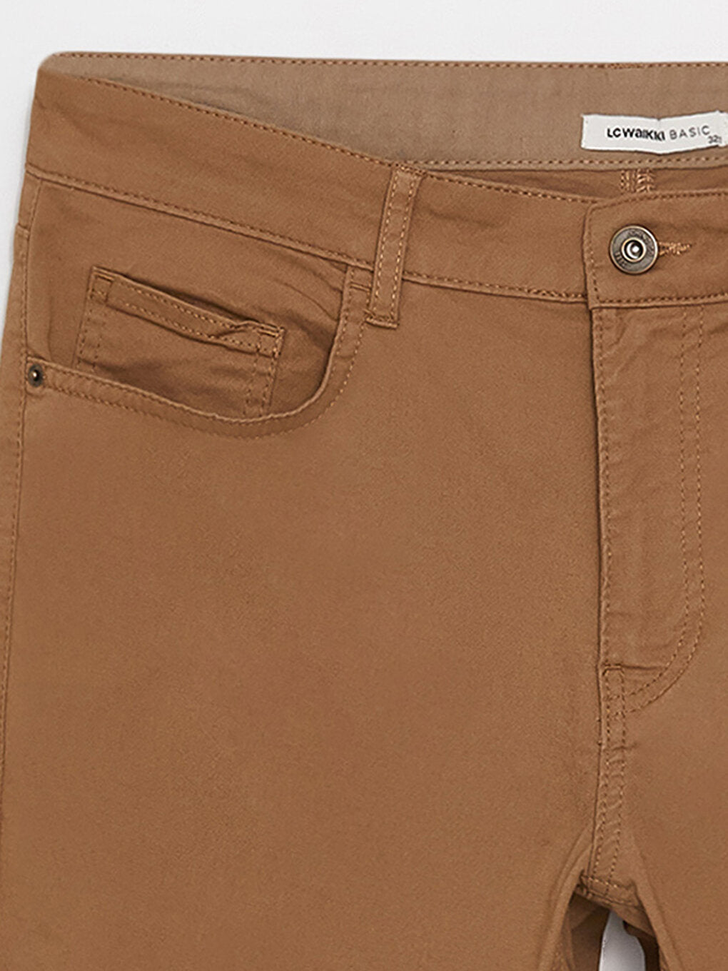 Slim Fit Gabardine Men's Chino Trousers