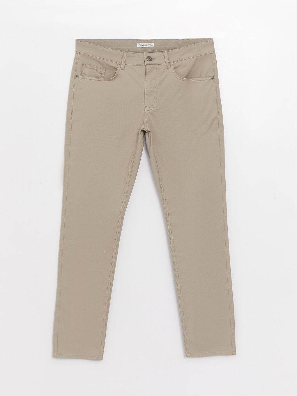 Slim Fit Gabardine Men's Chino Trousers