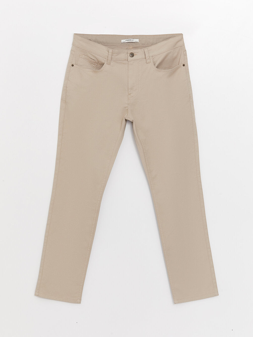 Slim Fit Gabardine Men's Chino Trousers