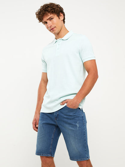 Standard Fit Men's Jean Shorts