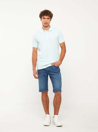 Standard Fit Men's Jean Shorts