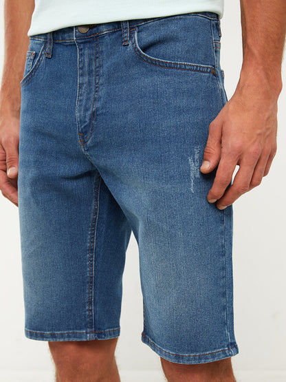 Standard Fit Men's Jean Shorts