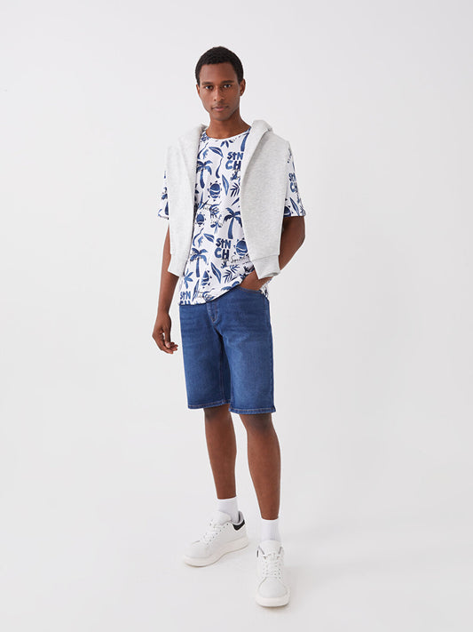 Standard Fit Men's Jean Shorts