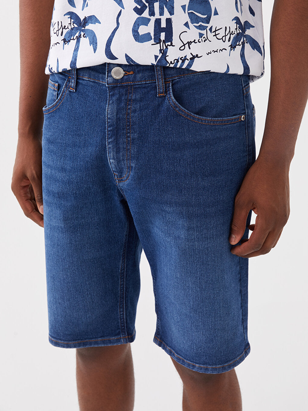 Standard Fit Men's Jean Shorts