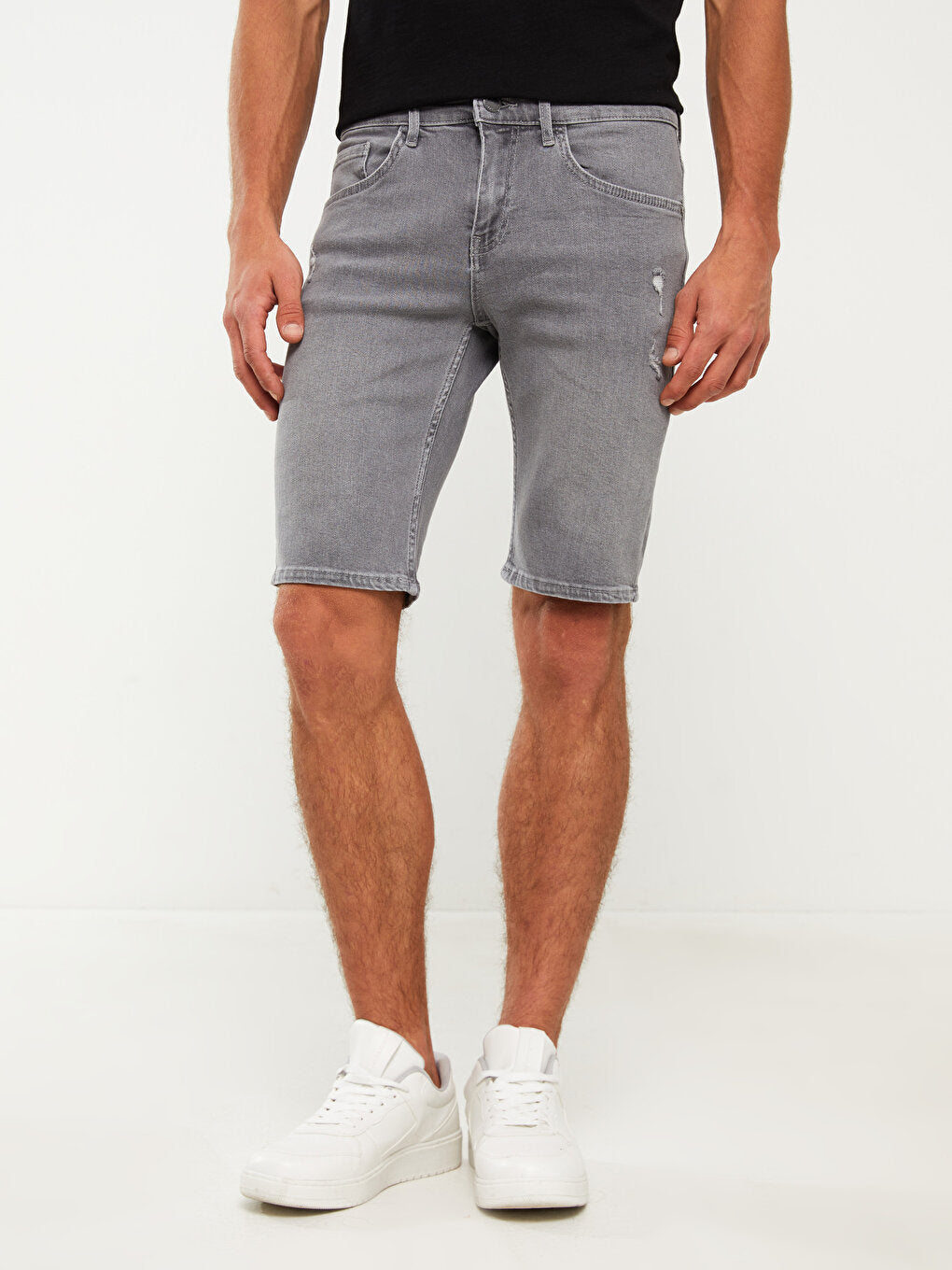 Extra Slim Fit Men's Jean Shorts