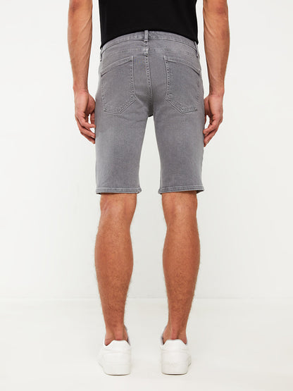 Extra Slim Fit Men's Jean Shorts